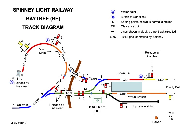 Bay Tree Track Diagram